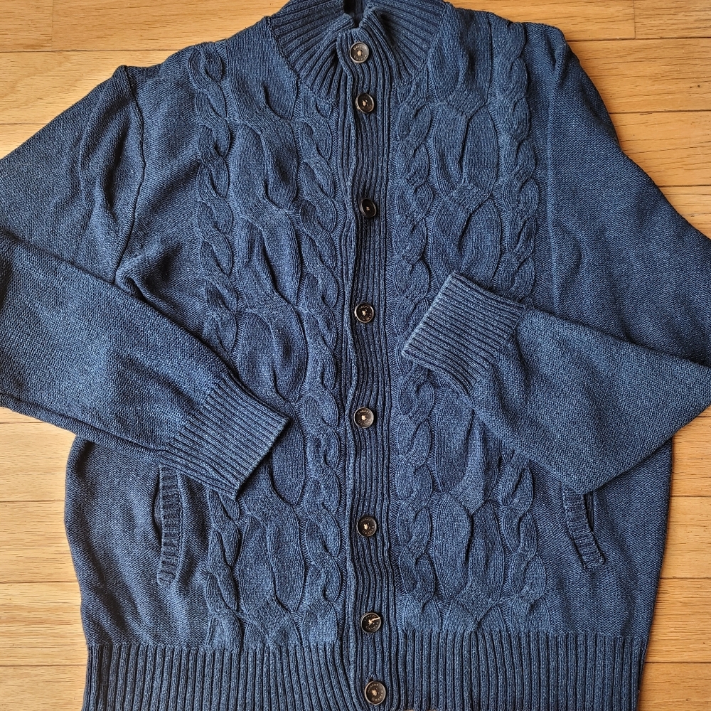 Blue Robert Graham Cardigan